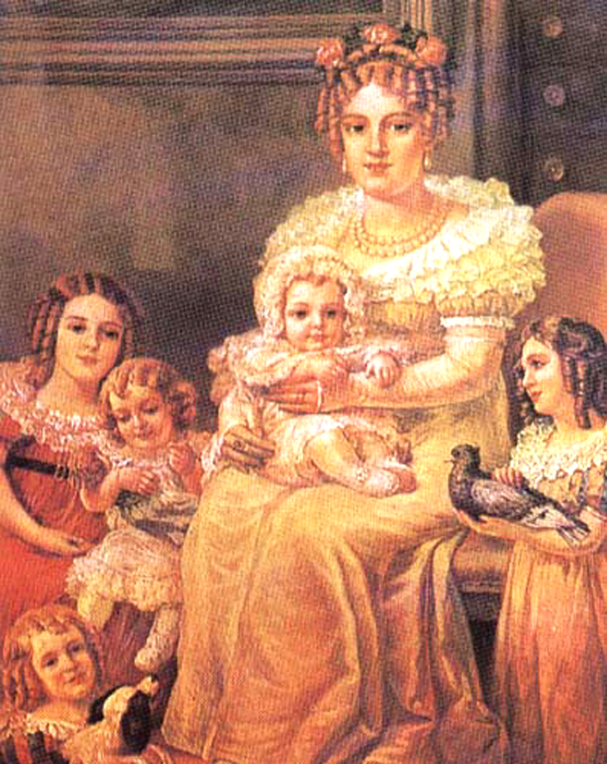 Imperatriz Leopoldina com os filhos <a style='float:right;color:#ccc' href='https://www3.al.sp.gov.br/repositorio/noticia/03-2008/leopoldina.jpg' target=_blank><i class='bi bi-zoom-in'></i> Clique para ver a imagem </a>