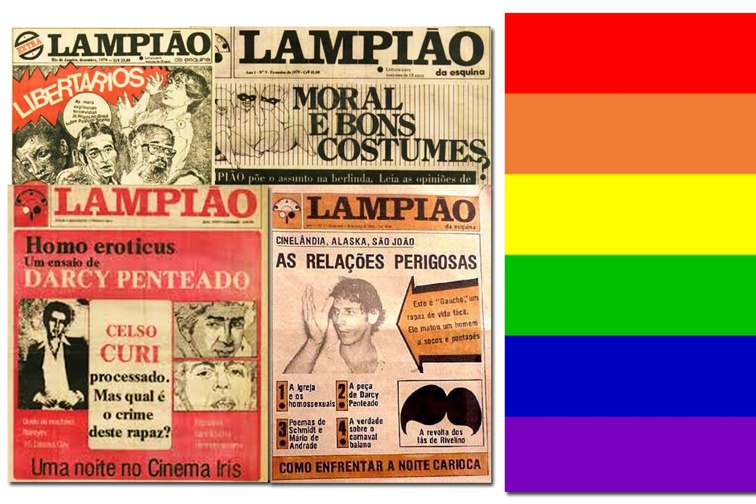 O jornal Lampio da Esquina, que durou entre 1978 e 1981, foi o pioneiro ao abordar de forma positiva temas LGBT<a style='float:right;color:#ccc' href='https://www3.al.sp.gov.br/repositorio/noticia/N-01-2014/fg158019.jpg' target=_blank><i class='bi bi-zoom-in'></i> Clique para ver a imagem </a>