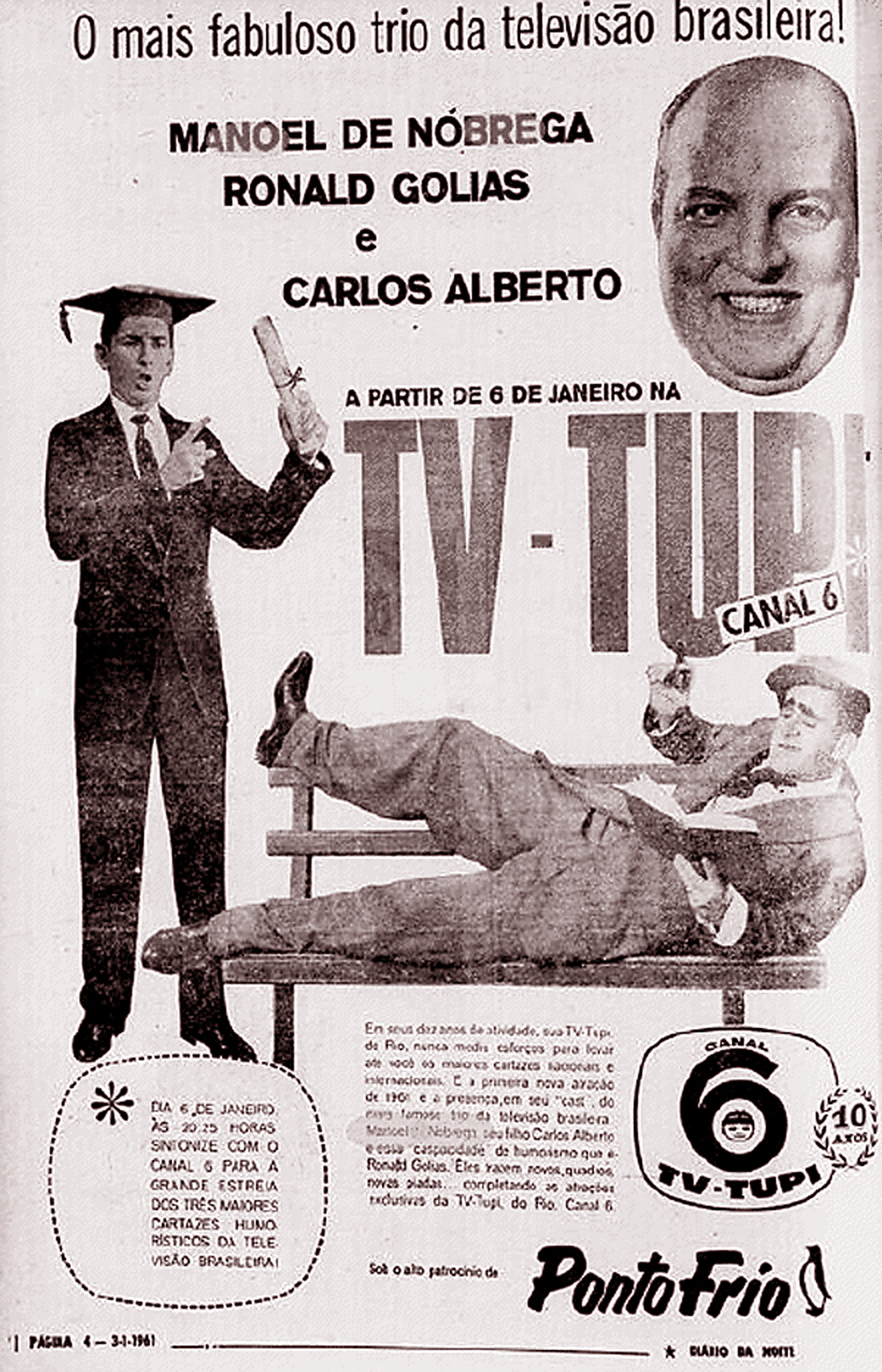 Propaganda da Tv Tupi Rio, 1961 <a style='float:right;color:#ccc' href='https://www3.al.sp.gov.br/repositorio/noticia/N-02-2013/fg121564.jpg' target=_blank><i class='bi bi-zoom-in'></i> Clique para ver a imagem </a>