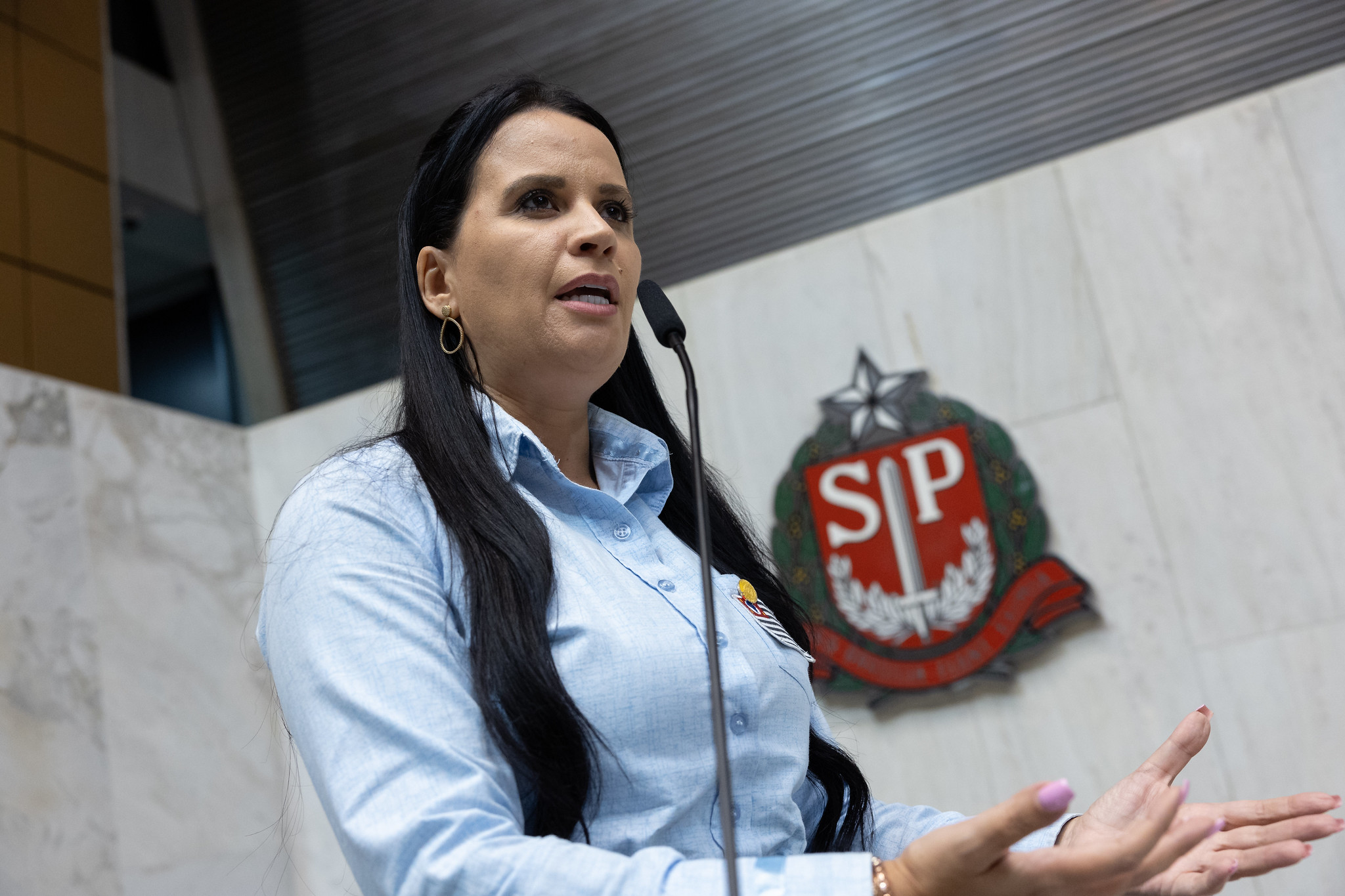 Deputada Leticia Aguiar (PP)<a style='float:right;color:#ccc' href='https://www3.al.sp.gov.br/repositorio/noticia/N-03-2024/fg320484.jpg' target=_blank><i class='bi bi-zoom-in'></i> Clique para ver a imagem </a>