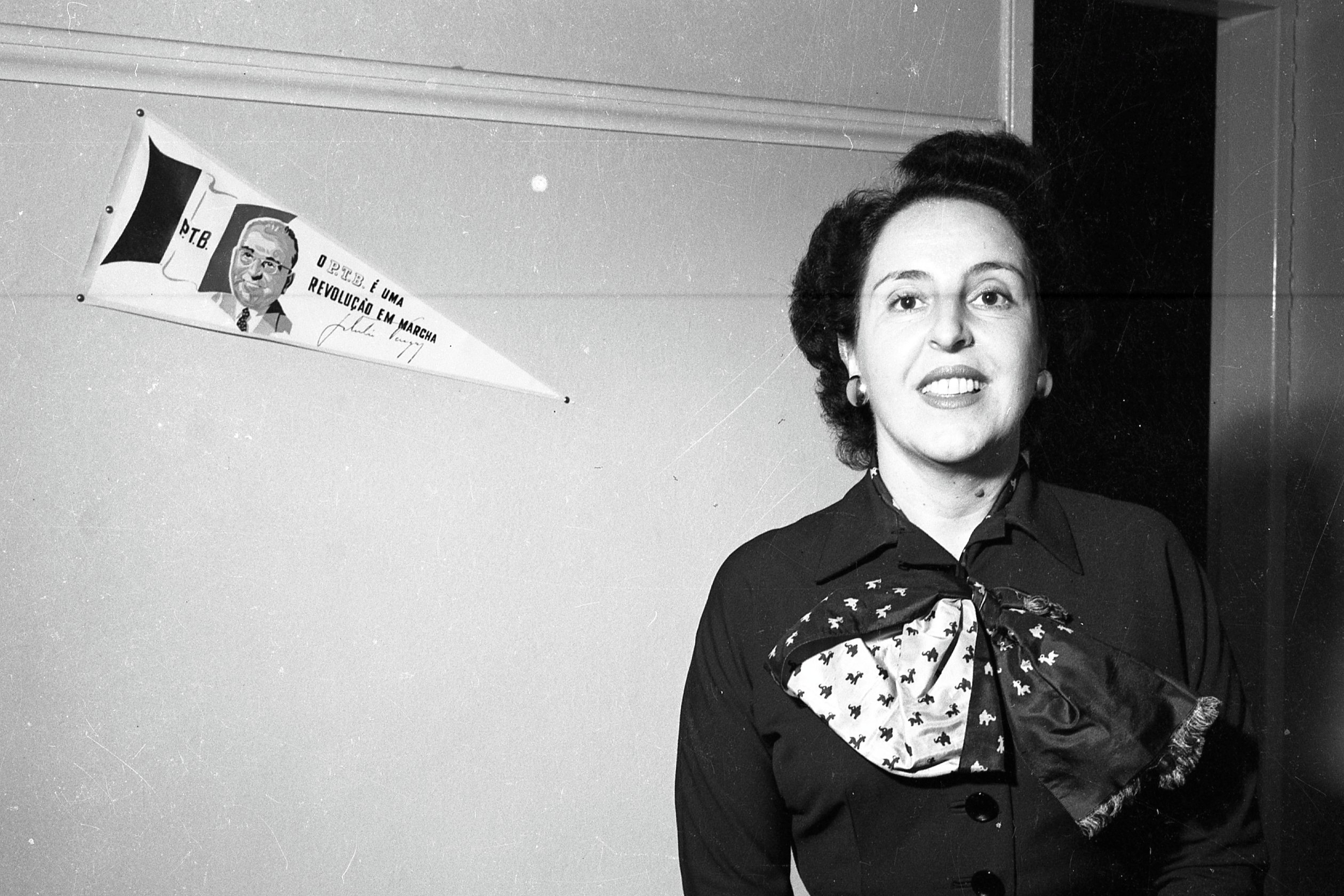 Parlamentar foi �nica mulher eleita para constituinte de 1947<a style='float:right;color:#ccc' href='https://www3.al.sp.gov.br/repositorio/noticia/N-03-2026/fg361501.jpg' target=_blank><i class='bi bi-zoom-in'></i> Clique para ver a imagem </a>