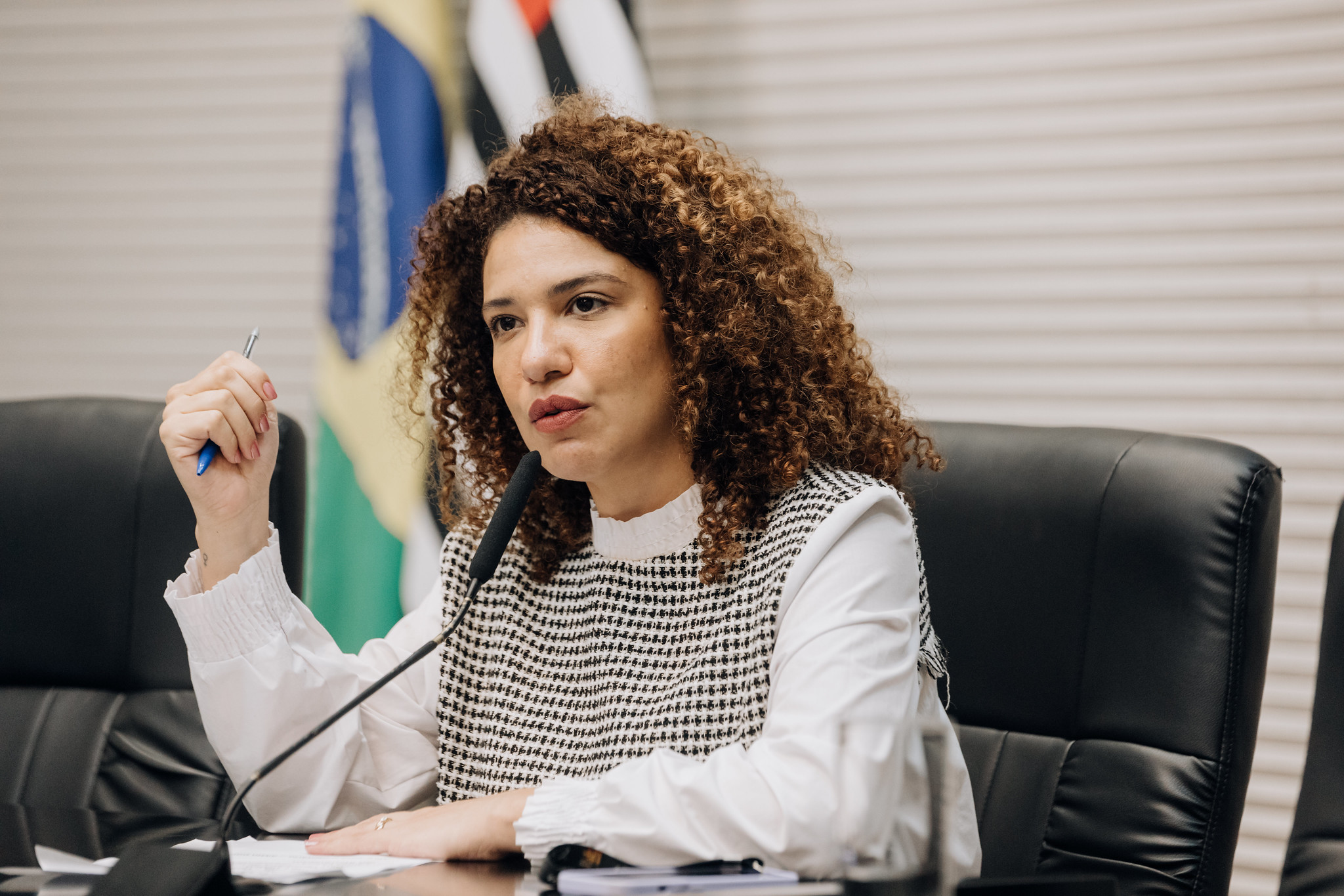 Dep. Monica do Movimento Pretas: questionamento<a style='float:right;color:#ccc' href='https://www3.al.sp.gov.br/repositorio/noticia/N-04-2025/fg342802.jpg' target=_blank><i class='bi bi-zoom-in'></i> Clique para ver a imagem </a>