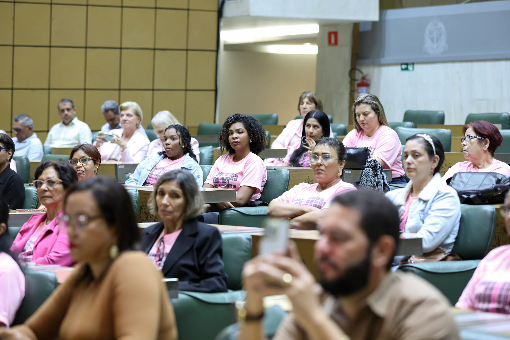 Mulheres na entrega de honraria ao Neo Mama<a style='float:right;color:#ccc' href='https://www3.al.sp.gov.br/repositorio/noticia/N-04-2026/fg363063.jpg' target=_blank><i class='bi bi-zoom-in'></i> Clique para ver a imagem </a>