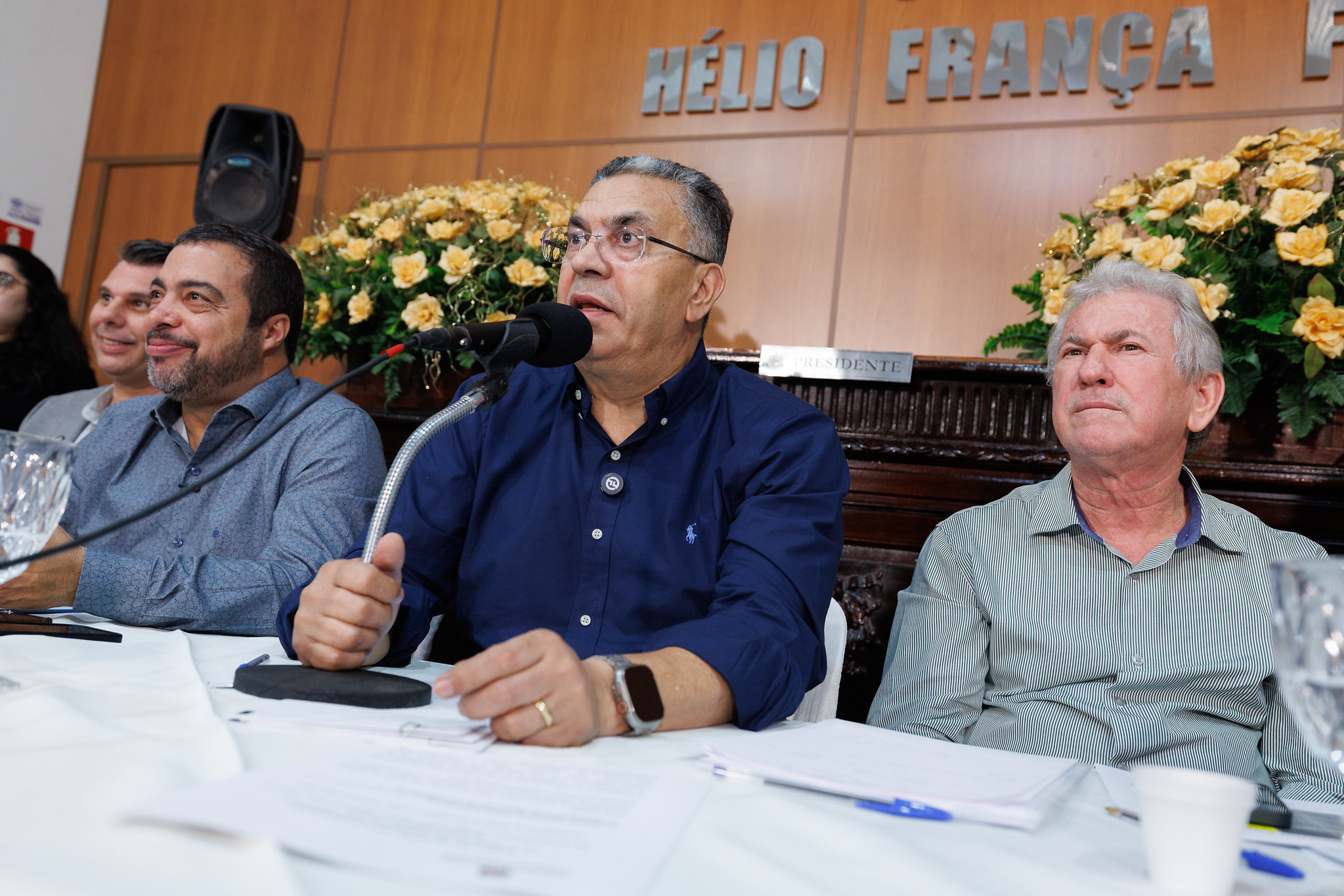 Gilmaci Santos (Republicanos) presidiu a reuni�o<a style='float:right' href='https://www3.al.sp.gov.br/repositorio/noticia/N-04-2026/fg363594.jpg' target=_blank><img src='/_img/material-file-download-white.png' width='14px' alt='Clique para baixar a imagem'></a>