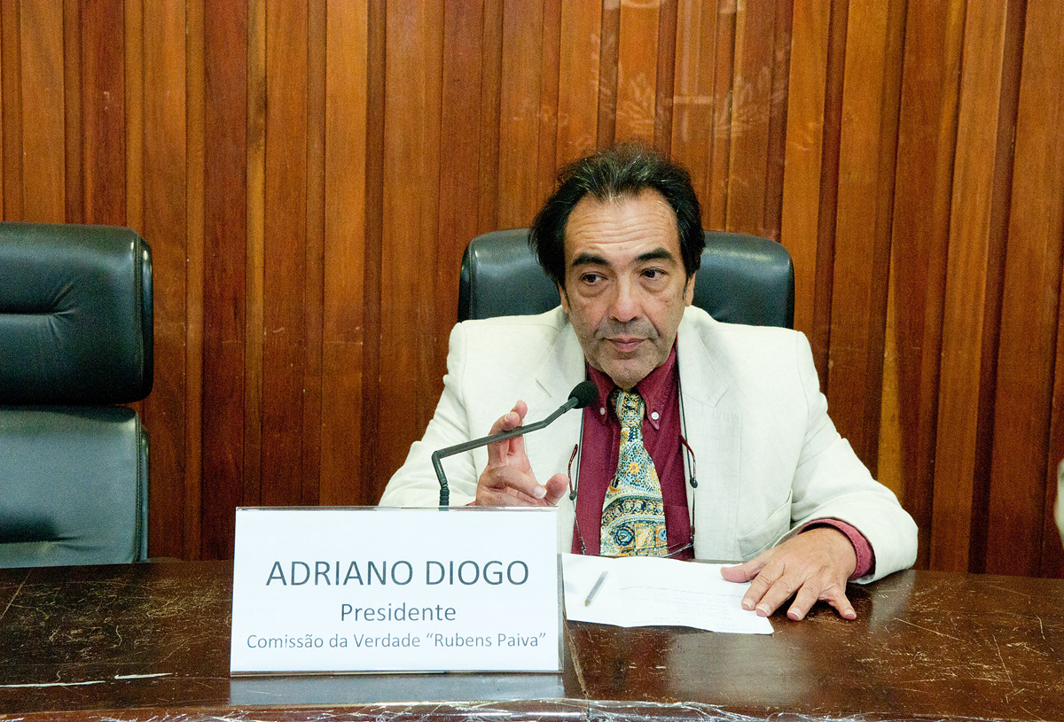 Adriano Diogo, presidente da Comisso Estadual da Verdade Rubens Paiva<a style='float:right;color:#ccc' href='https://www3.al.sp.gov.br/repositorio/noticia/N-05-2013/fg124839.jpg' target=_blank><i class='bi bi-zoom-in'></i> Clique para ver a imagem </a>