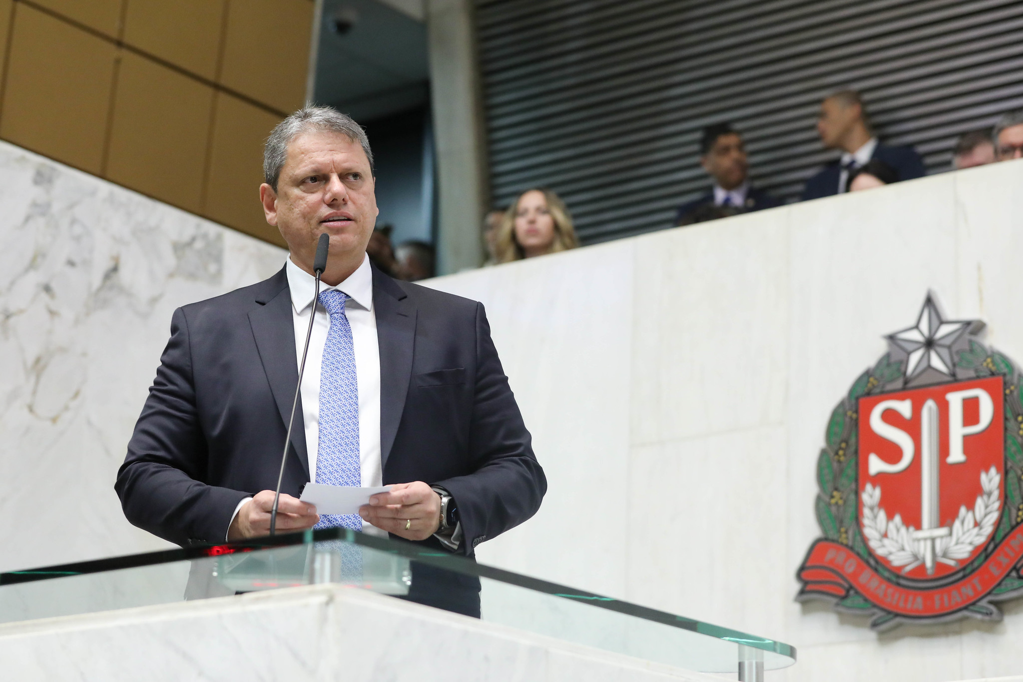 Governador Tarcsio de Freitas<a style='float:right;color:#ccc' href='https://www3.al.sp.gov.br/repositorio/noticia/N-06-2024/fg328321.jpg' target=_blank><i class='bi bi-zoom-in'></i> Clique para ver a imagem </a>