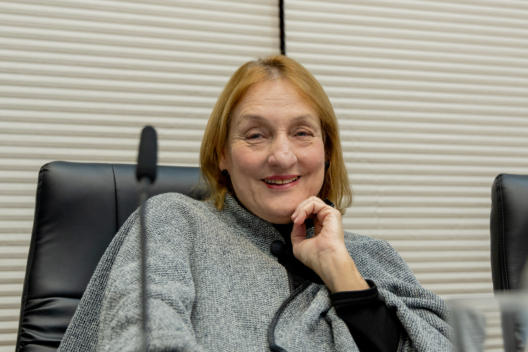 Margarete Walter Pereira, presidente da Afitesp<a style='float:right;color:#ccc' href='https://www3.al.sp.gov.br/repositorio/noticia/N-06-2025/fg348082.jpg' target=_blank><i class='bi bi-zoom-in'></i> Clique para ver a imagem </a>
