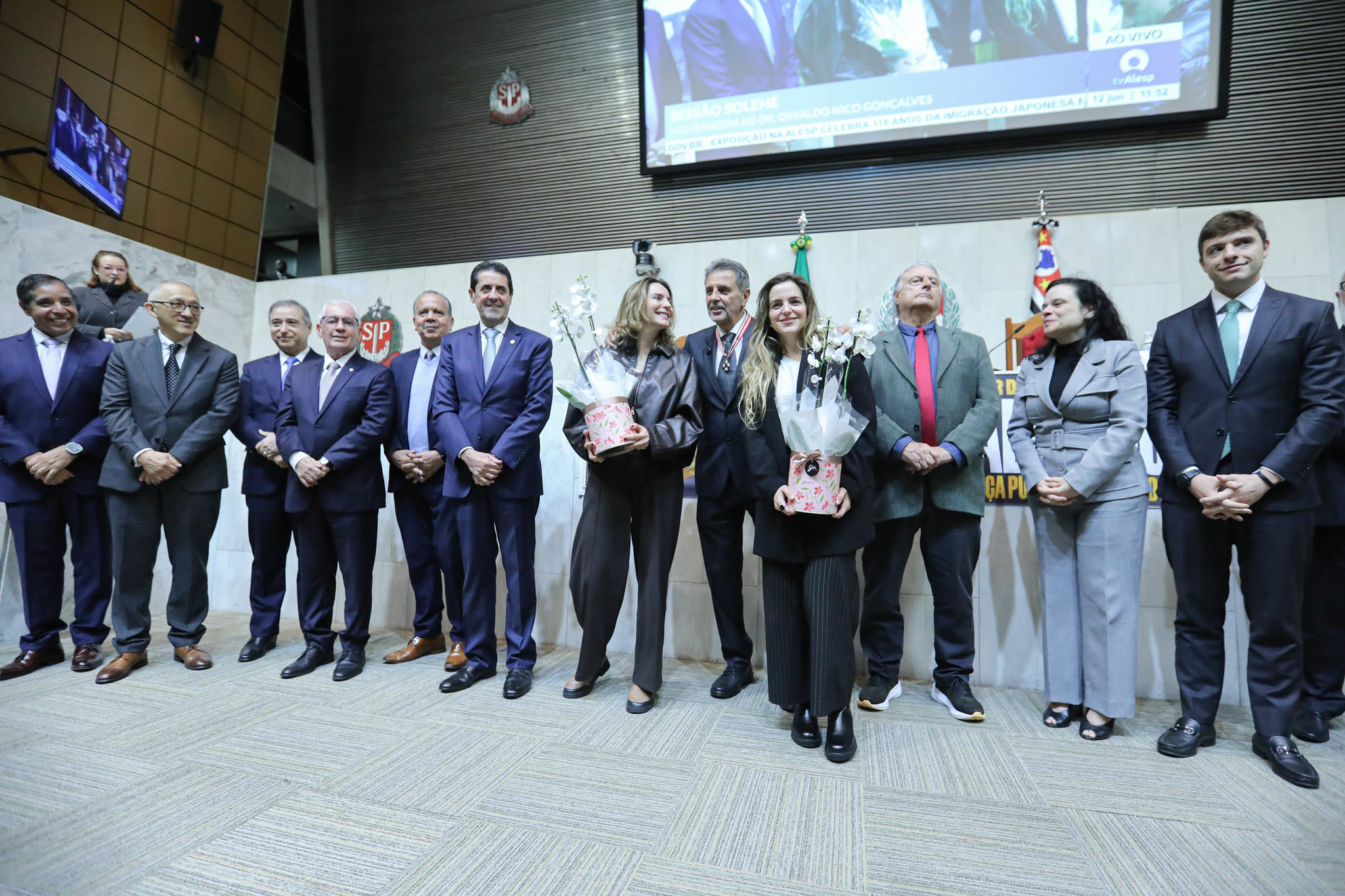 Colar a Nico reuniu autoridades e familiares<a style='float:right;color:#ccc' href='https://www3.al.sp.gov.br/repositorio/noticia/N-06-2026/fg366002.jpg' target=_blank><i class='bi bi-zoom-in'></i> Clique para ver a imagem </a>