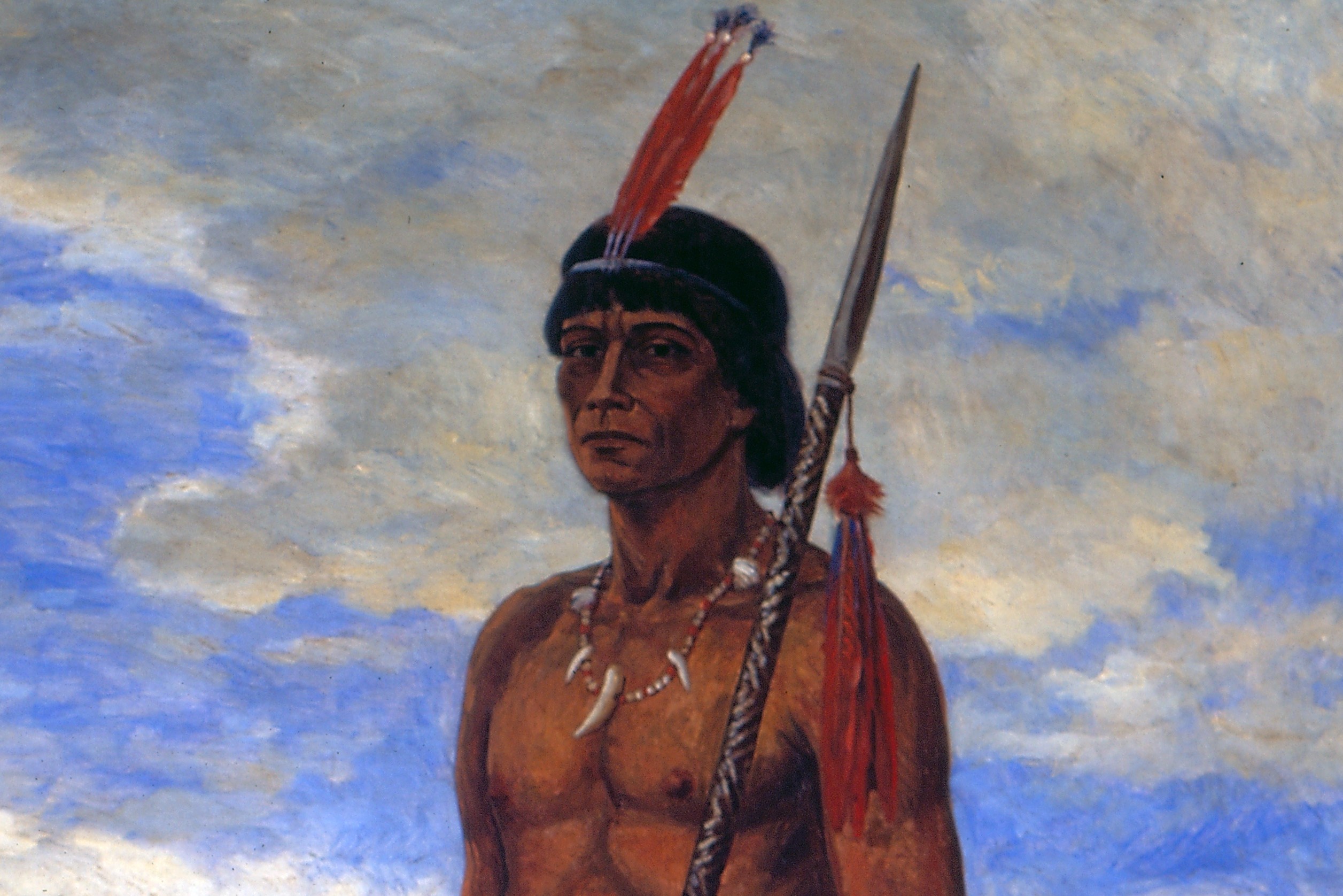 Cacique Tibiri��; da obra de Jos� Wasth Rodrigues<a style='float:right;color:#ccc' href='https://www3.al.sp.gov.br/repositorio/noticia/N-08-2026/fg367312.jpg' target=_blank><i class='bi bi-zoom-in'></i> Clique para ver a imagem </a>