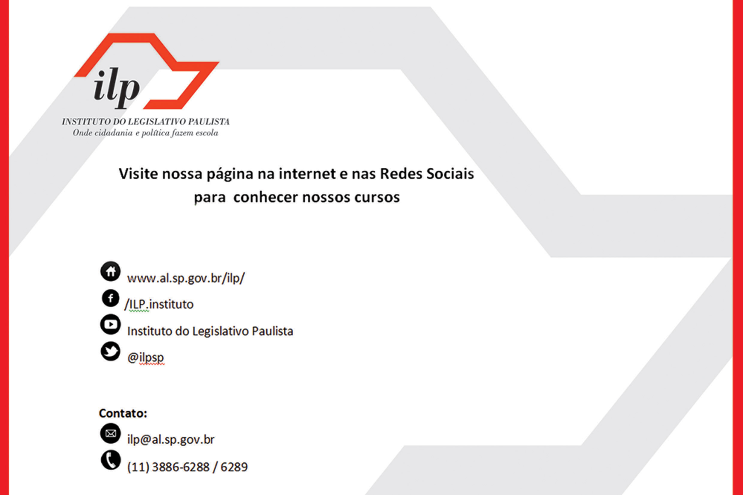 Redes Sociais do Instituto do Legislativo Paulista  ILP <a style='float:right;color:#ccc' href='https://www3.al.sp.gov.br/repositorio/noticia/N-09-2016/fg194605.jpg' target=_blank><i class='bi bi-zoom-in'></i> Clique para ver a imagem </a>