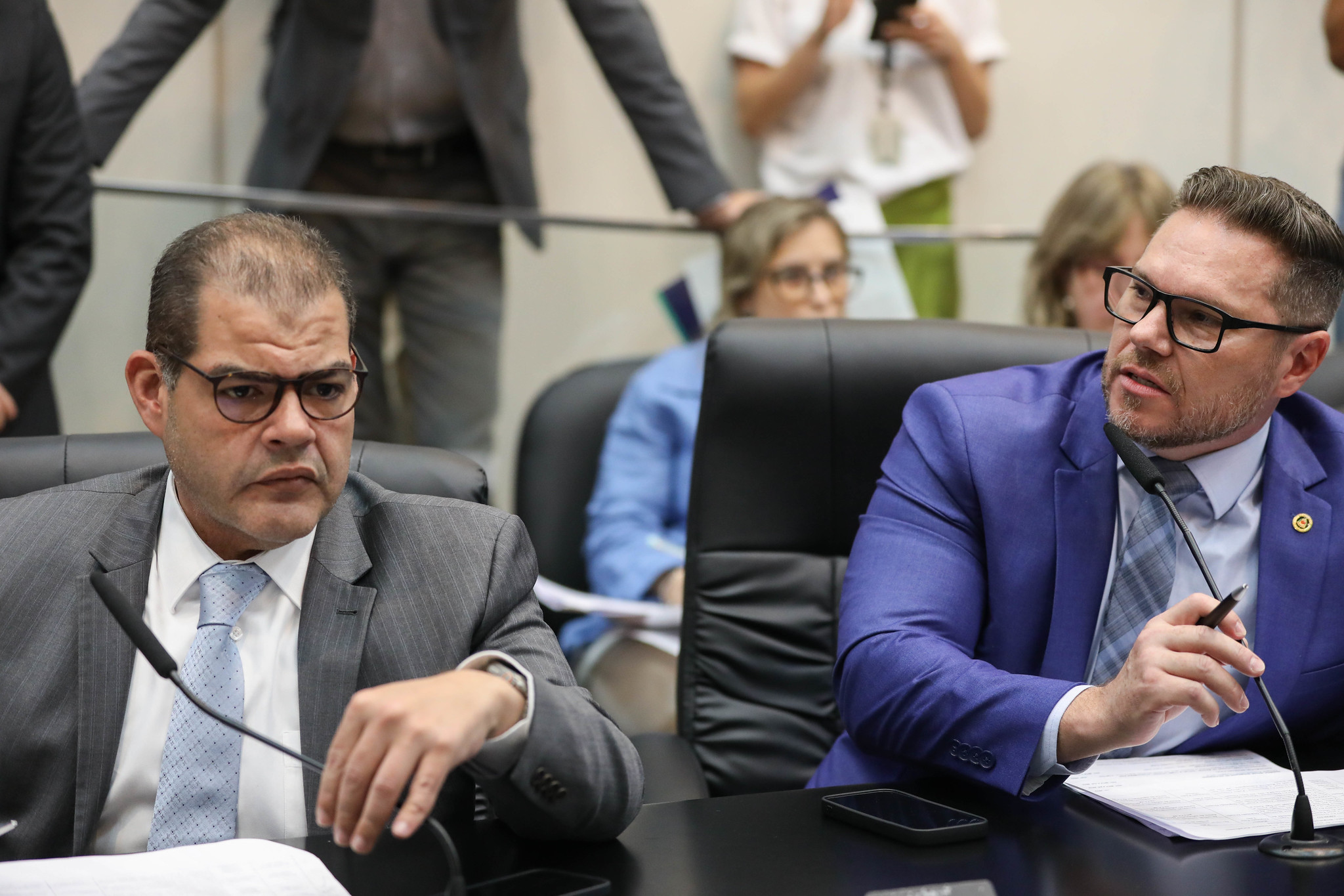 Deputados: Milton Leite Filho e Danilo Campetti<a style='float:right;color:#ccc' href='https://www3.al.sp.gov.br/repositorio/noticia/N-09-2024/fg334020.jpg' target=_blank><i class='bi bi-zoom-in'></i> Clique para ver a imagem </a>