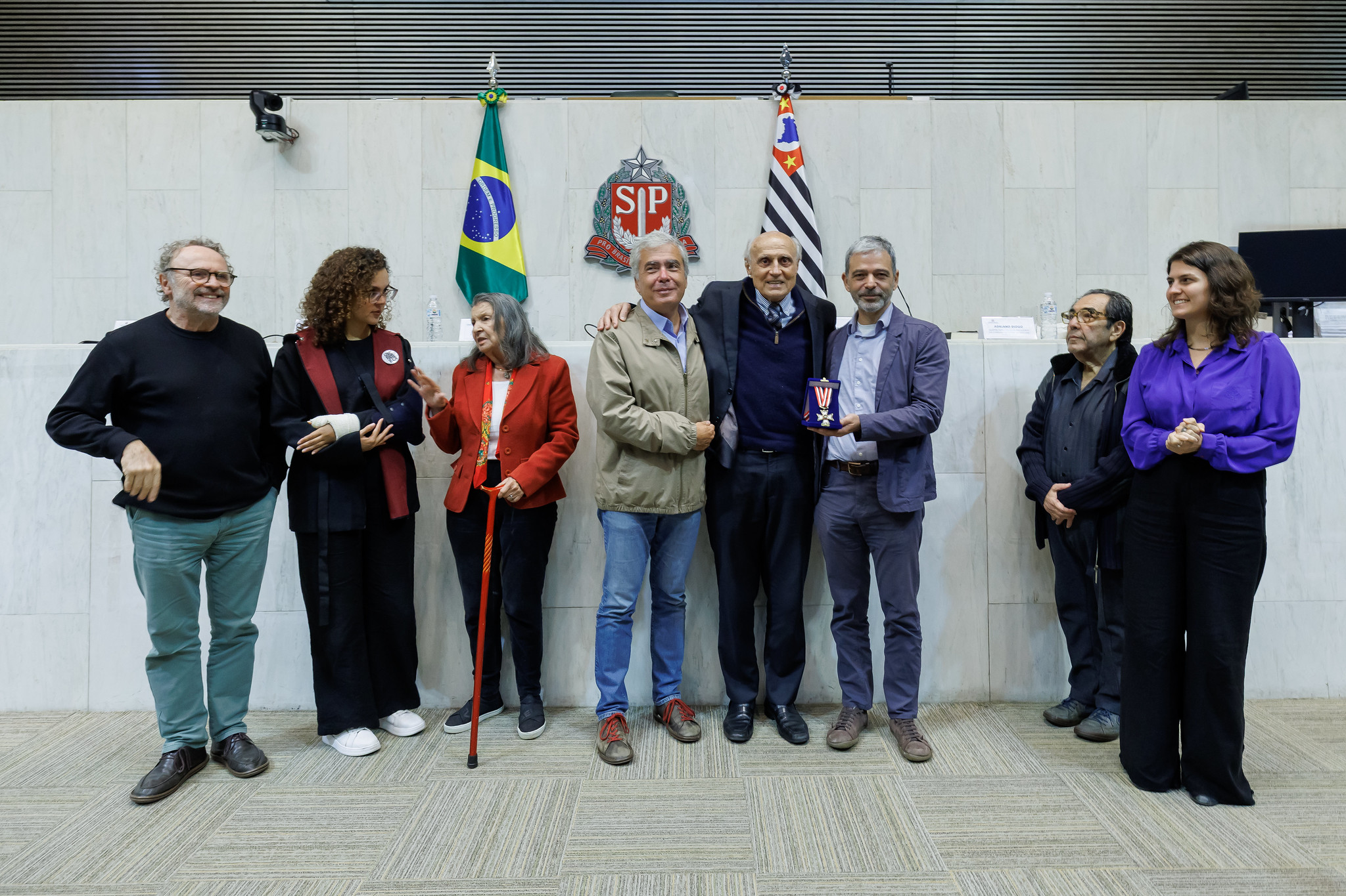 Homenagem a Vladimir Herzog<a style='float:right;color:#ccc' href='https://www3.al.sp.gov.br/repositorio/noticia/N-10-2025/fg355320.jpg' target=_blank><i class='bi bi-zoom-in'></i> Clique para ver a imagem </a>