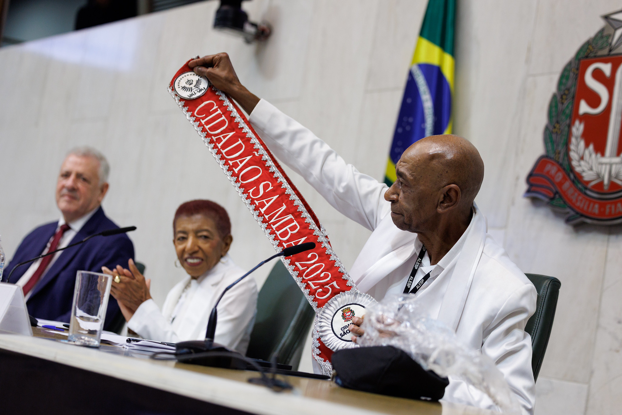 Jorginho Saracura coordenador do SOS Racismo<a style='float:right;color:#ccc' href='https://www3.al.sp.gov.br/repositorio/noticia/N-12-2025/fg357747.jpg' target=_blank><i class='bi bi-zoom-in'></i> Clique para ver a imagem </a>